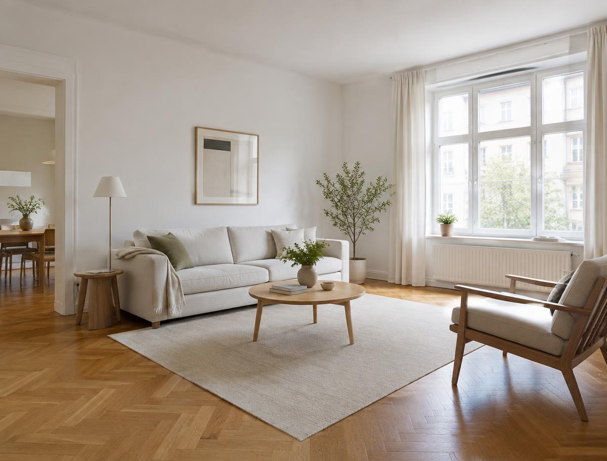 Wohnbereich renoviert – nachher